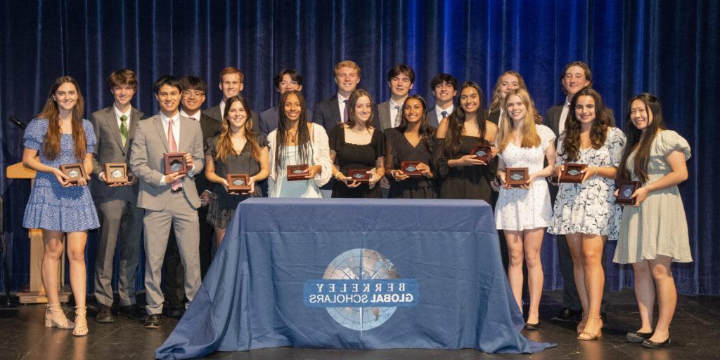 Global Scholars Group Photo on Stage